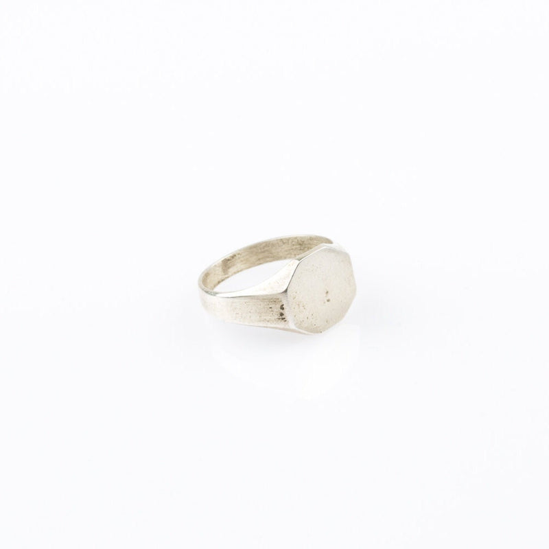 Octagon signet ring