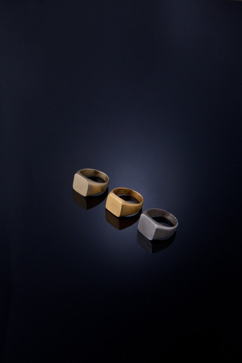 Soft Square Signet Ring
