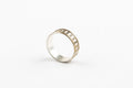 Sterling Silver & Brass Band Ring | Unisex Mixed Metals