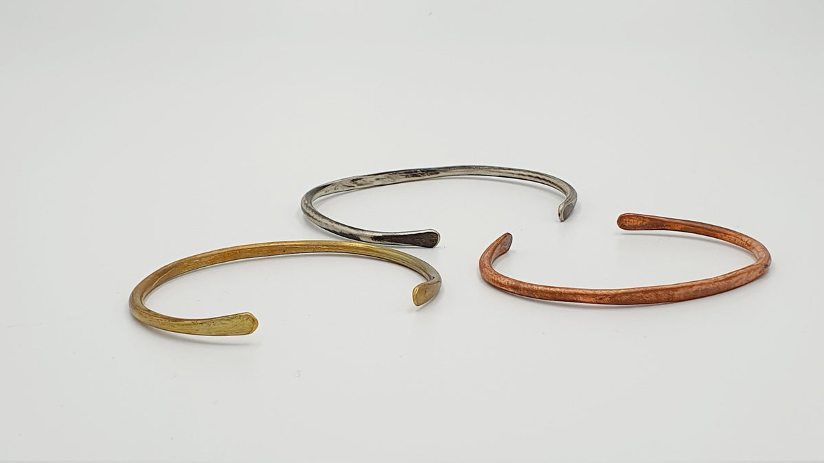 Minimalist Solid Copper Cuff Bracelet