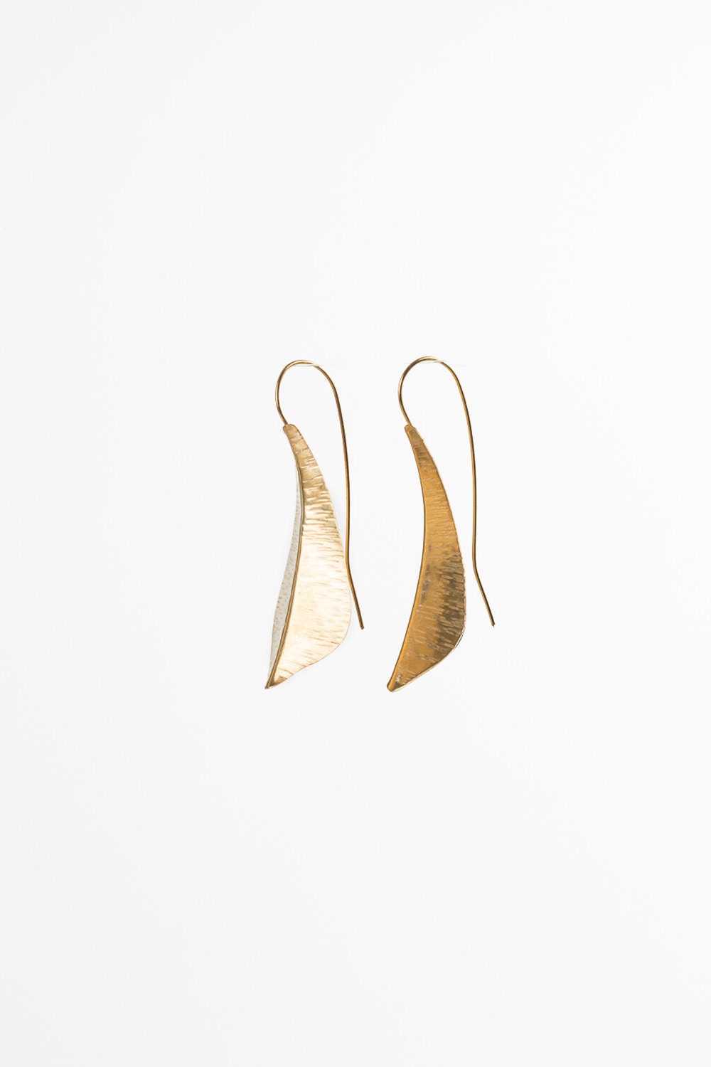 Gold Leaf light Earrings