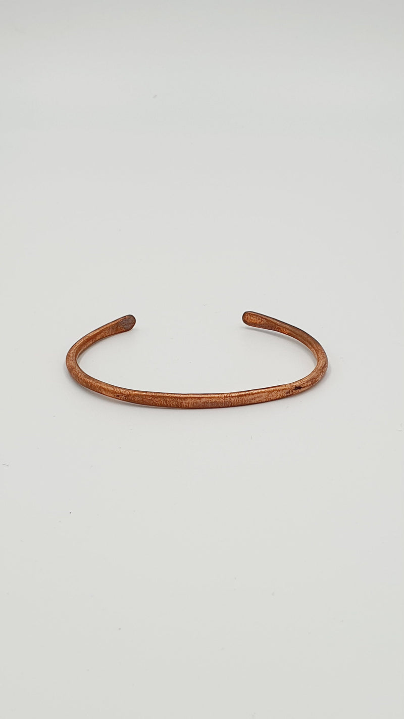 Minimalist Solid Copper Cuff Bracelet
