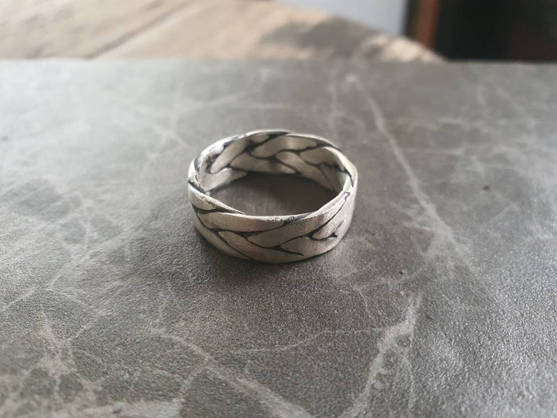 Thick Braided Viking Band