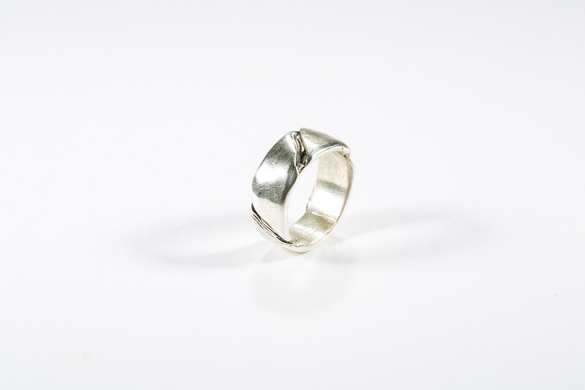 Desert  minimal Cracks Ring