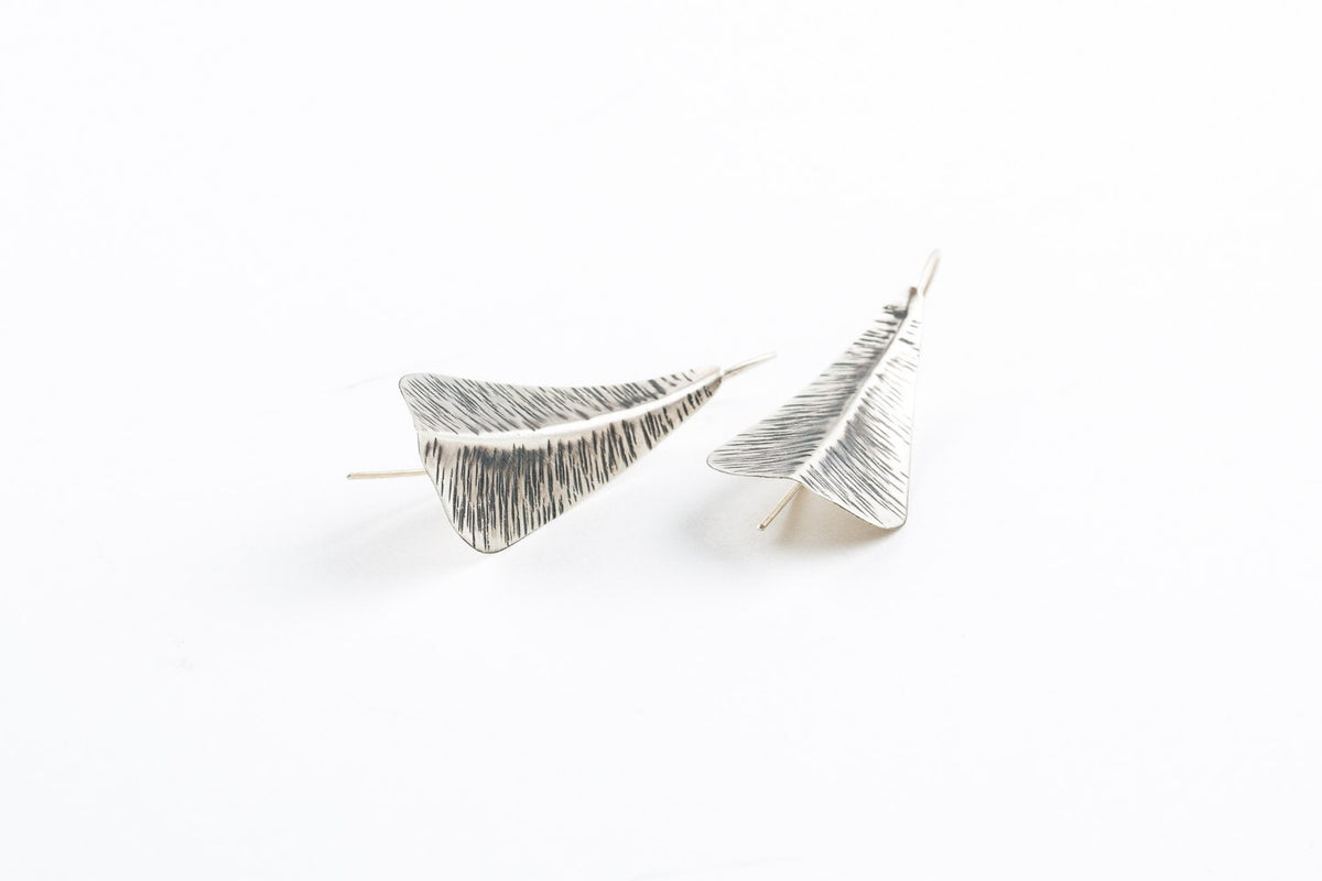 Gold Leaf light Earrings