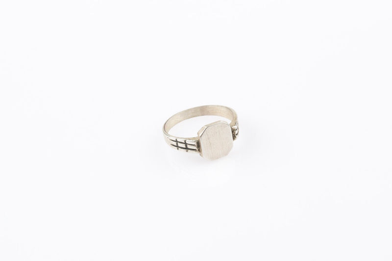 "Vintage" Octagon Signet Ring