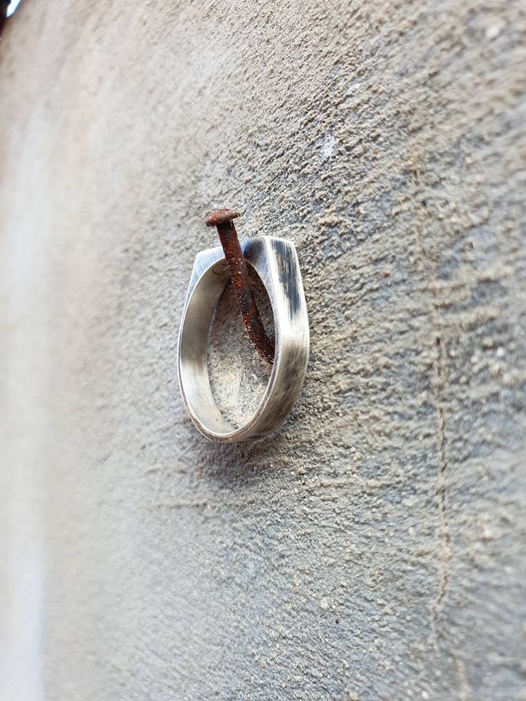 Narrow Rectangle signet Ring