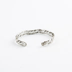 Desert-Inspired Oxidized Sterling Silver Cuff | Handcrafted 925 Unisex Bangle