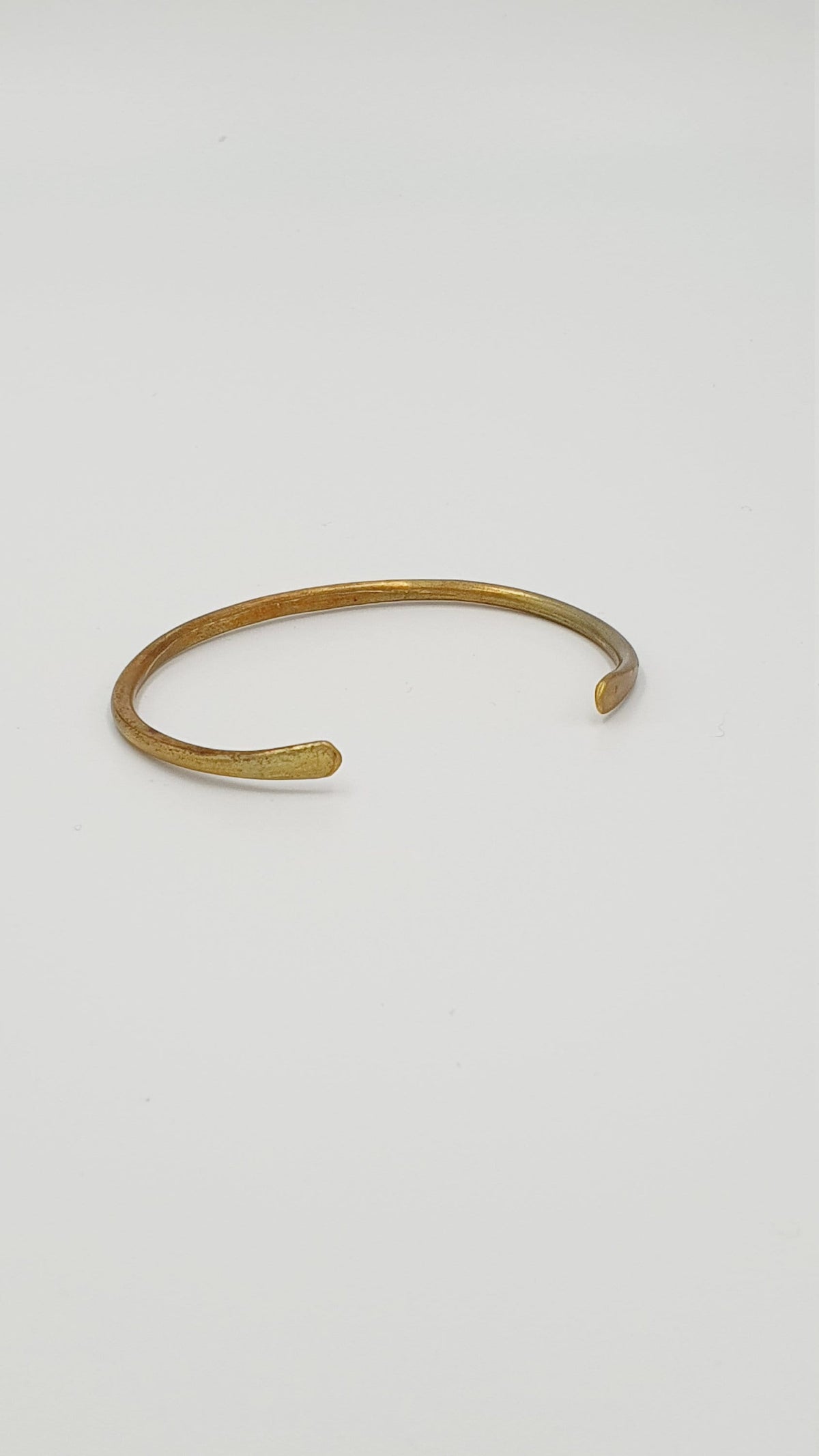 Minimalist brass cuff bracelet