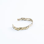 Desert-Inspired Oxidized Sterling Silver Cuff | Handcrafted 925 Unisex Bangle