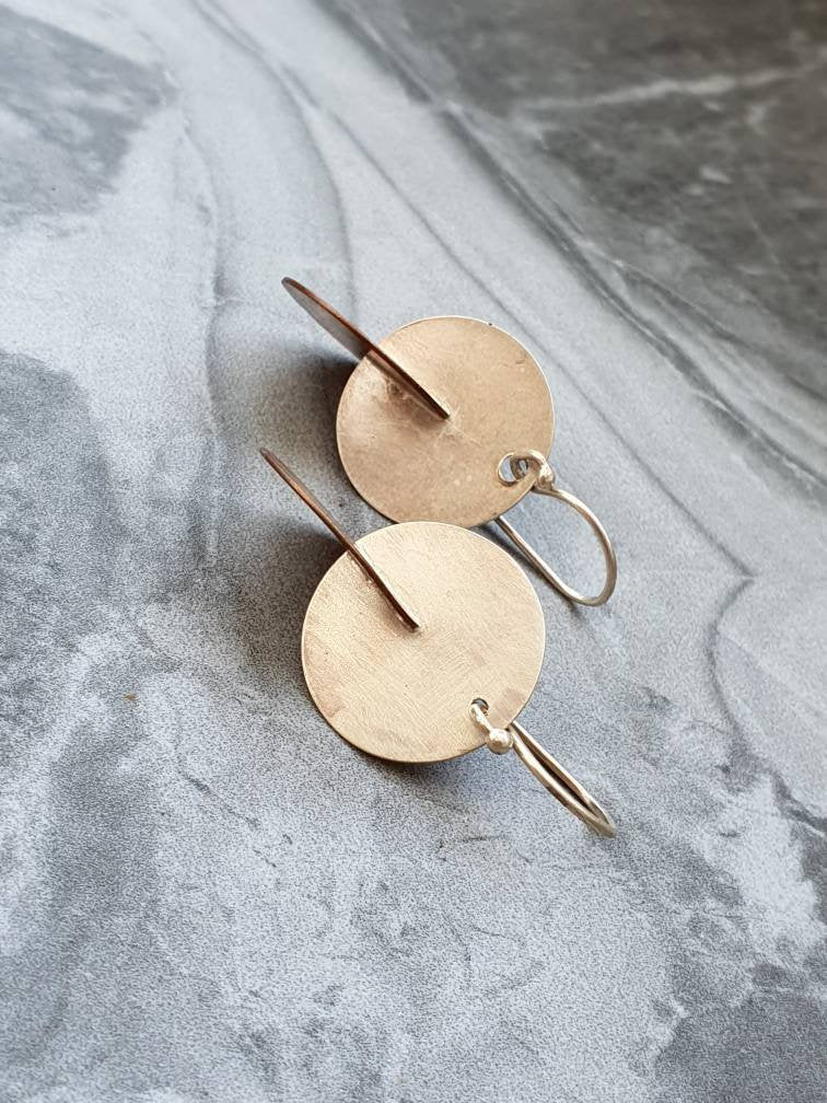 Double Disc earrings