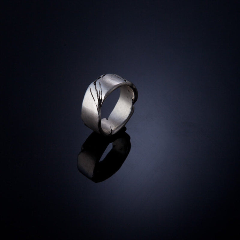Desert  minimal Cracks Ring