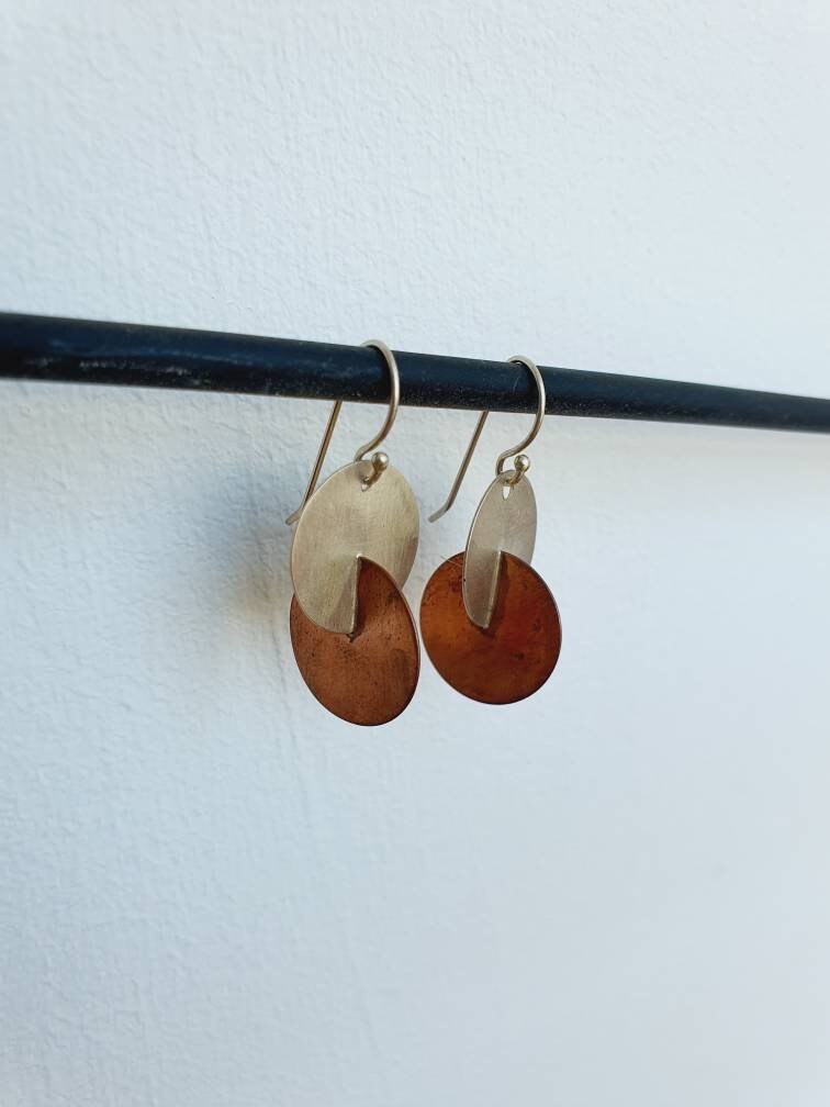 Double Disc earrings