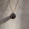 Geometric Sphere Necklace - Handcrafted 3D Ball Pendant for Men & Women