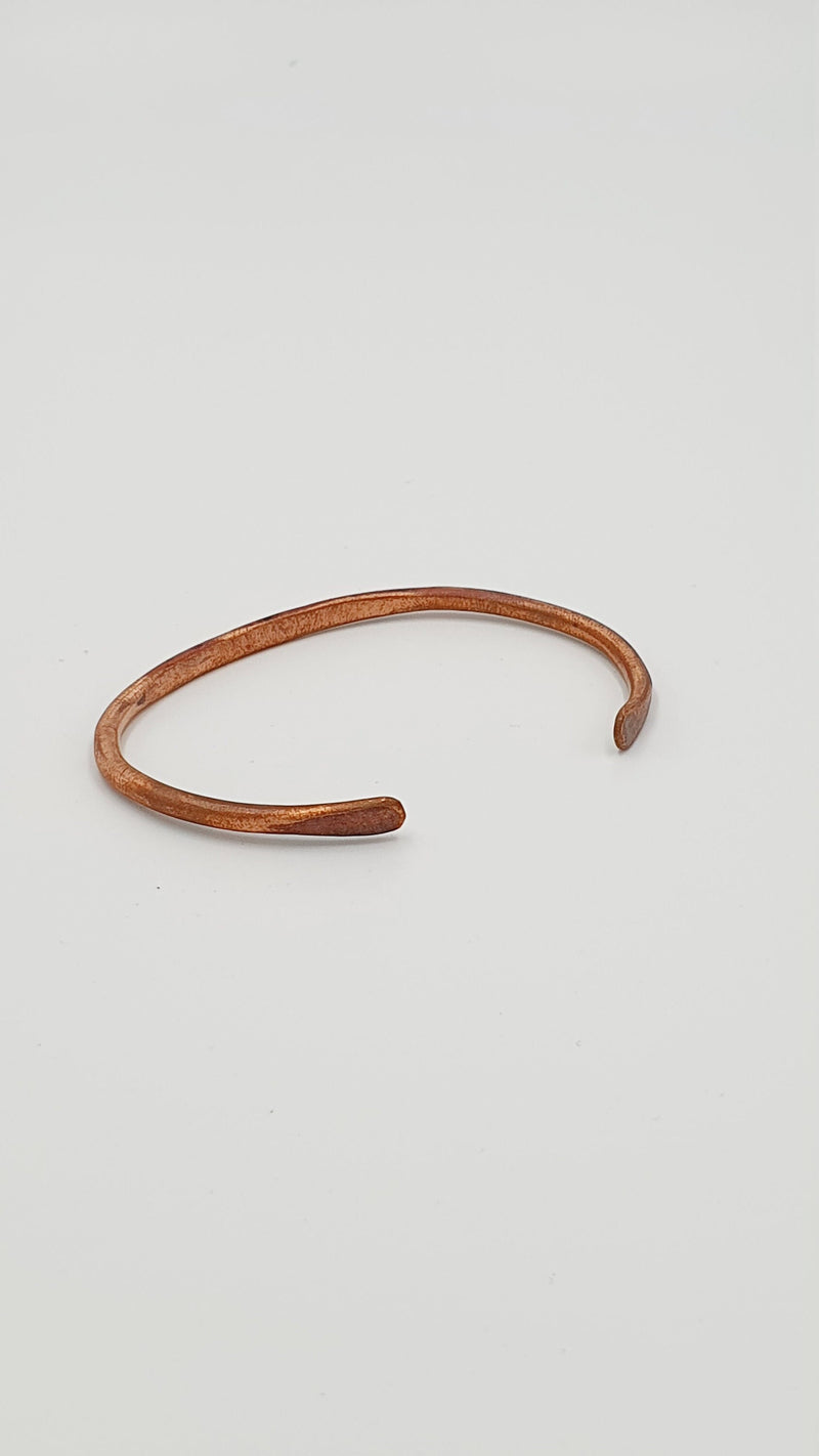 Minimalist Solid Copper Cuff Bracelet