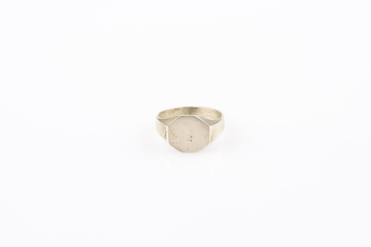 Octagon  signet ring