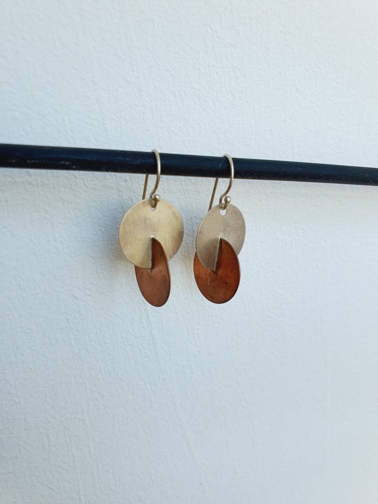 Double Disc earrings