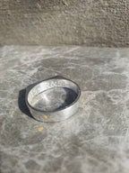 Slim Signet Ring - Narrow Rectangle signet Ring for Men & Women