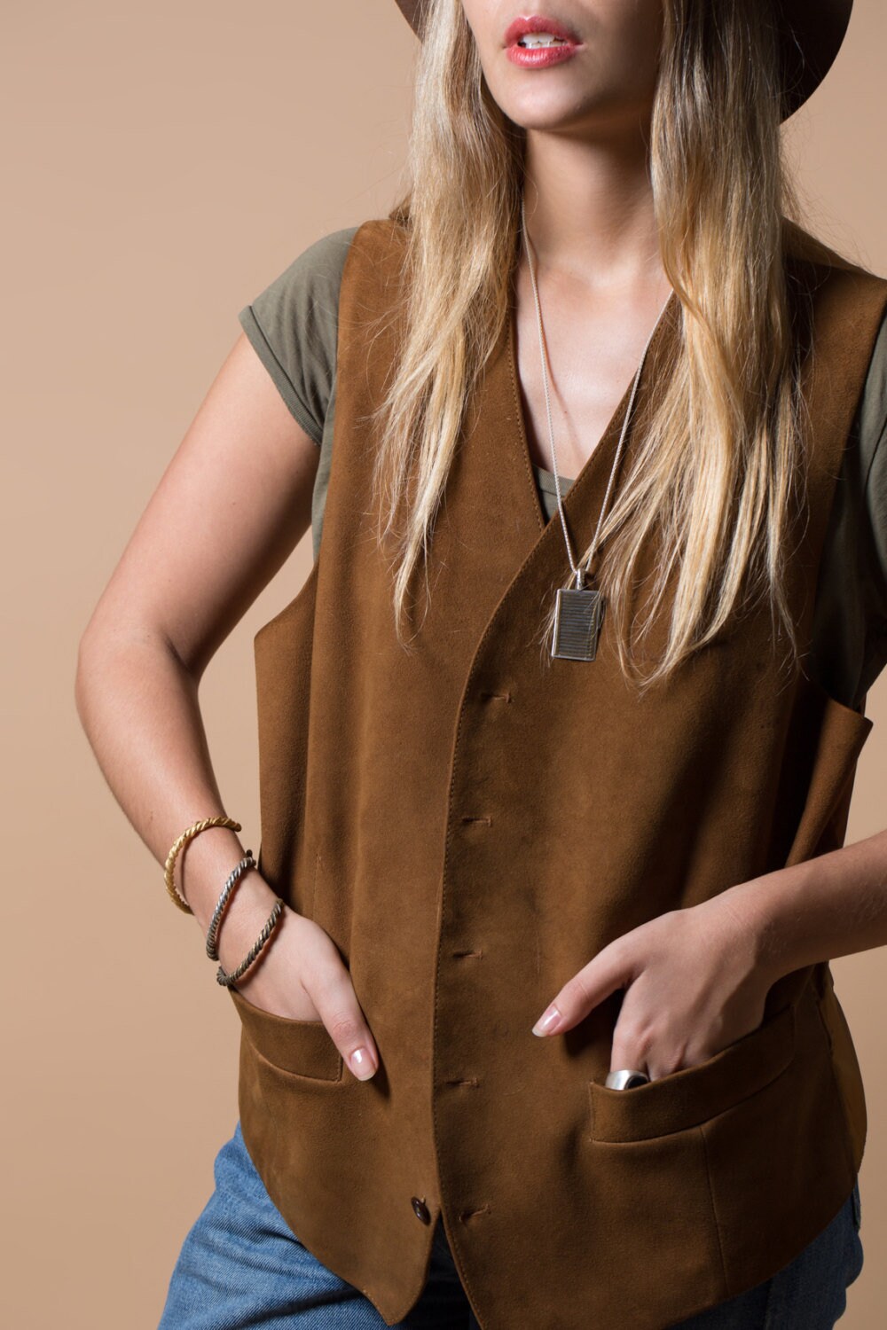 Viking Twisted Metal Cuff | Solid Sterling Silver or Brass Unisex Bracelet