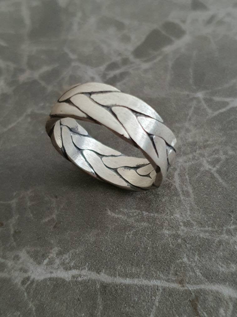 Thick Braided Viking Band