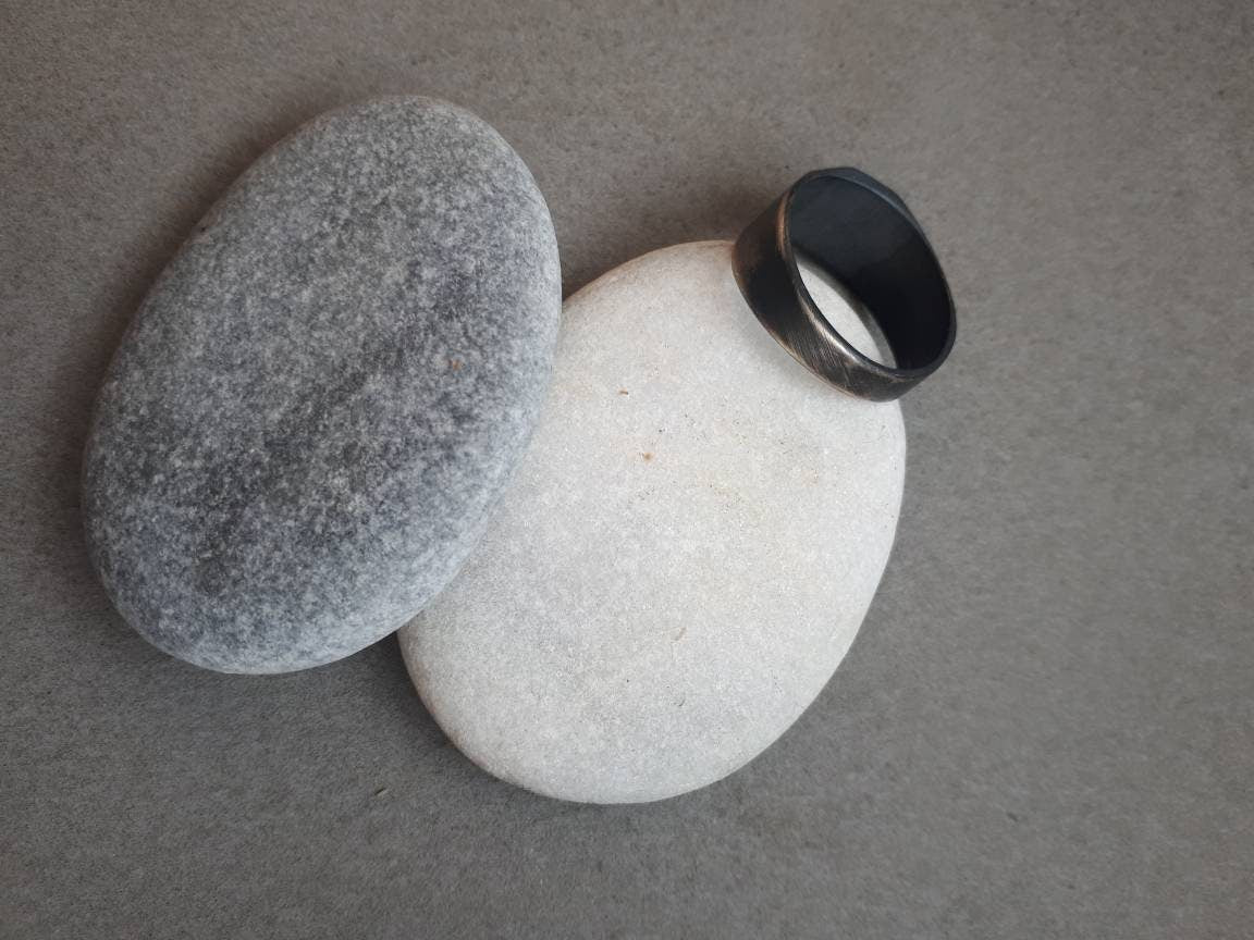 Big octagon signet ring