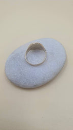 14k Gold Octagon Signet Ring | Unisex Classic Ring | Clean-Cut Pinky Ring for Men & Women