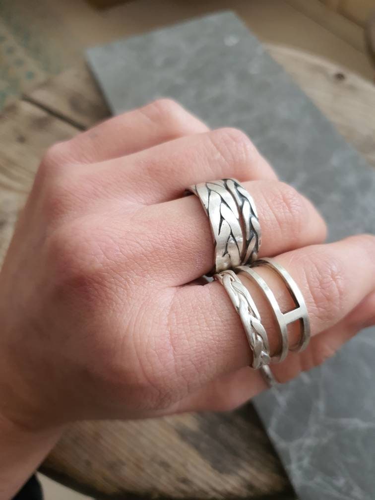 Thick Braided Viking Band