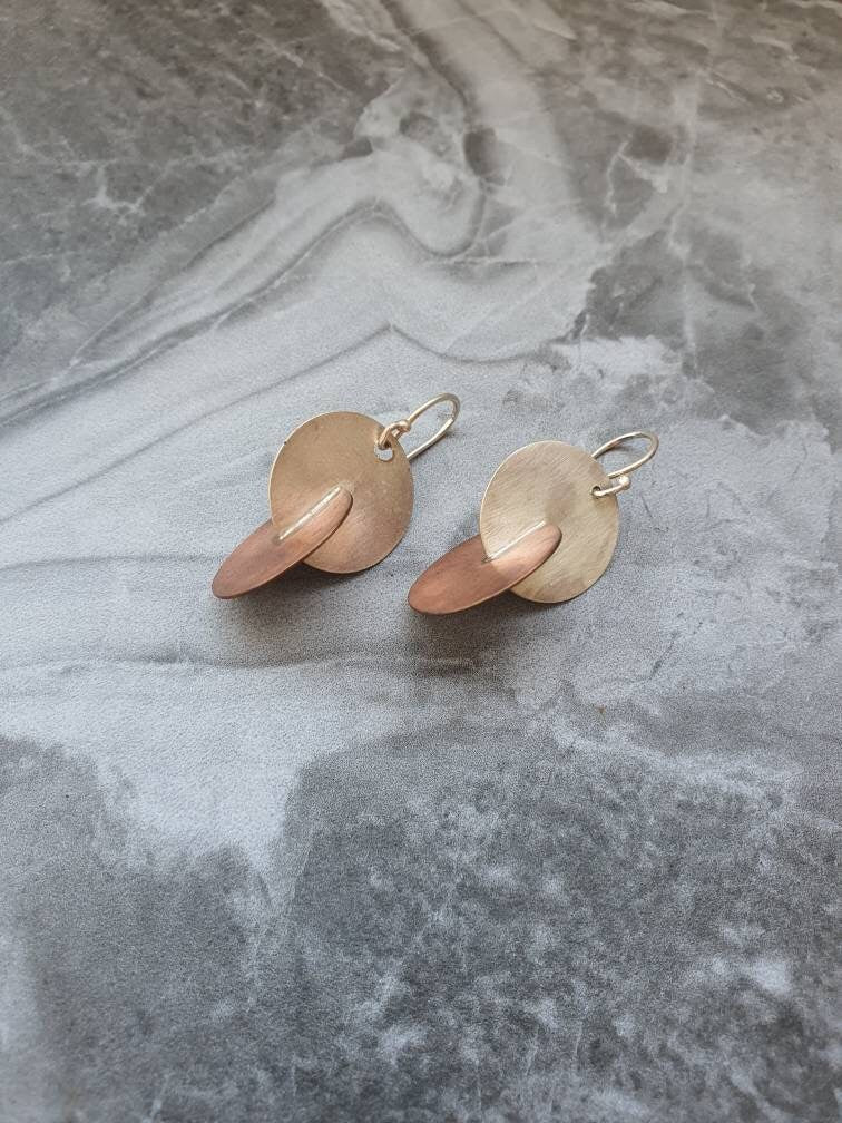 Double Disc earrings