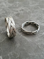 Thick Braided Viking Band