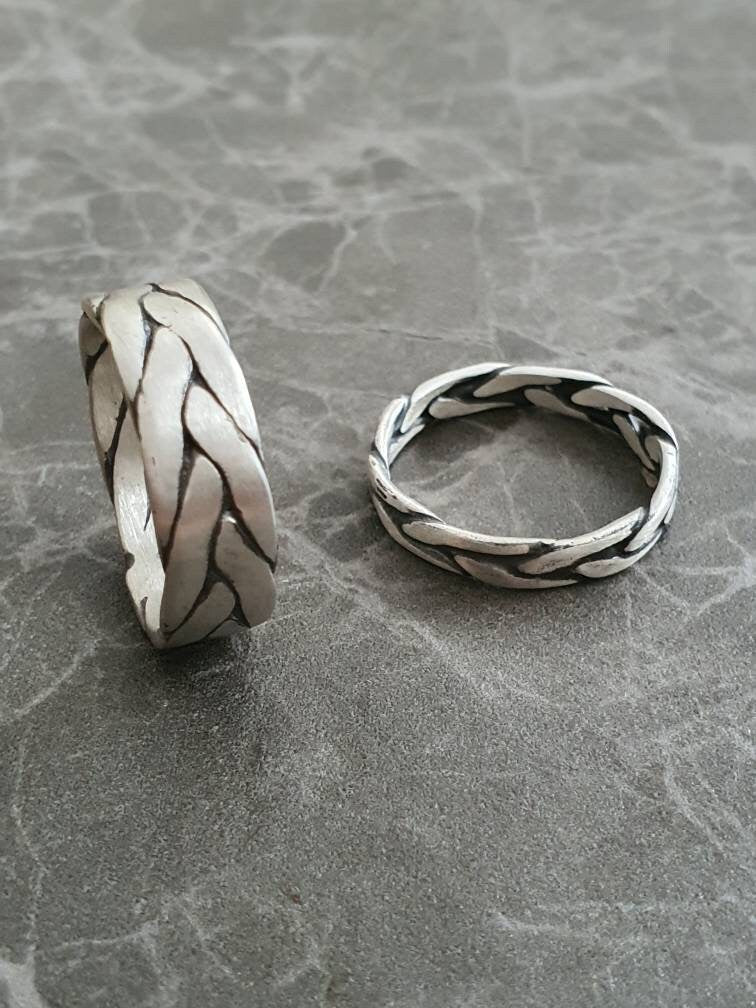 Thick Braided Viking Band