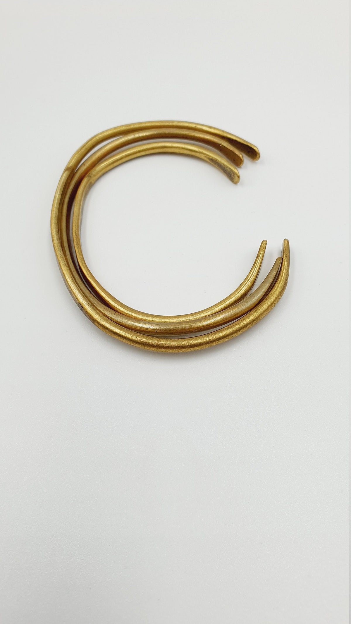 Minimalist brass cuff bracelet