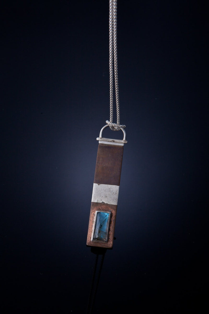 Labradorite Lighthouse Pendant