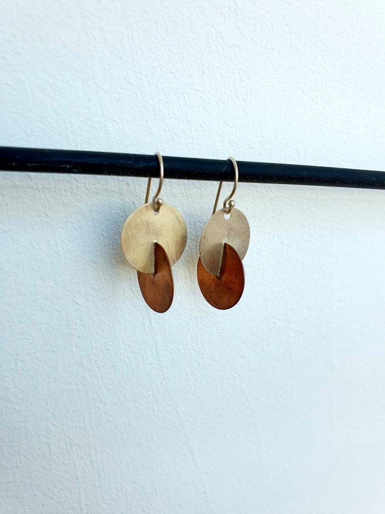 Double Disc earrings