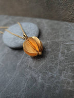 Geometric Sphere Necklace - Handcrafted 3D Ball Pendant for Men & Women