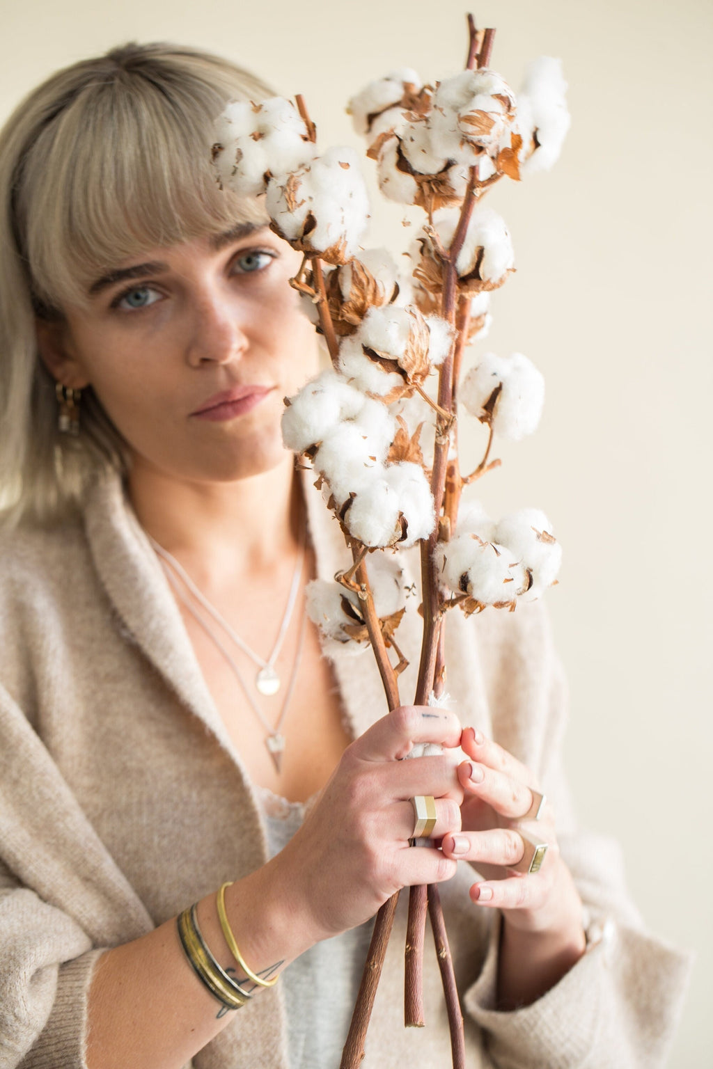 Mixed Metal Fold-Formed Cuff | Sterling Silver & Brass Rustic Bangle