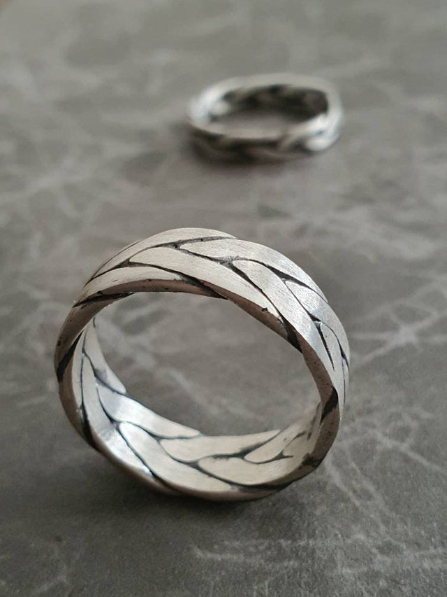 Thick Braided Viking Band