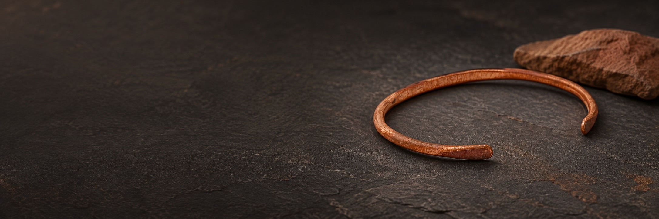 Minimalist Solid Copper Cuff Bracelet